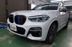 千葉のガラスコーティング専門店 リュウフラップの施工事例 千葉県流山市　S様　BMW X3