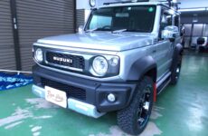千葉のガラスコーティング専門店 リュウフラップの施工事例 千葉県松戸市 M様 スズキ ジムニーシエラ