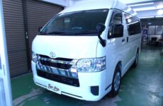 千葉のガラスコーティング専門店 リュウフラップの施工事例 千葉県市原市　K様　トヨタ ハイエース