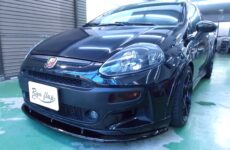 千葉のガラスコーティング専門店 リュウフラップの施工事例 茨城県つくばみらい市　アバルト プント