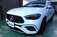 千葉のガラスコーティング専門店 リュウフラップの施工事例 千葉県松戸市　T様　メルセデスベンツ AMG GLA