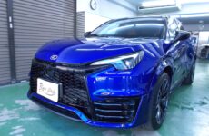 千葉のガラスコーティング専門店 リュウフラップの施工事例 千葉県松戸市　K様　レクサス LBX