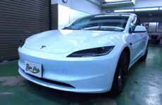 千葉のガラスコーティング専門店 リュウフラップの施工事例 千葉県柏市　S様　テスラ モデル３