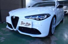 千葉のガラスコーティング専門店 リュウフラップの施工事例 千葉県鎌ケ谷市 M様 アルファロメオ ジュリア