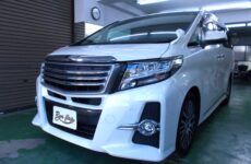 千葉のガラスコーティング専門店 リュウフラップの施工事例 千葉県松戸市　H様　トヨタ アルファード
