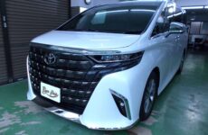 千葉のガラスコーティング専門店 リュウフラップの施工事例 茨城県守谷市　Y様　トヨタ アルファード